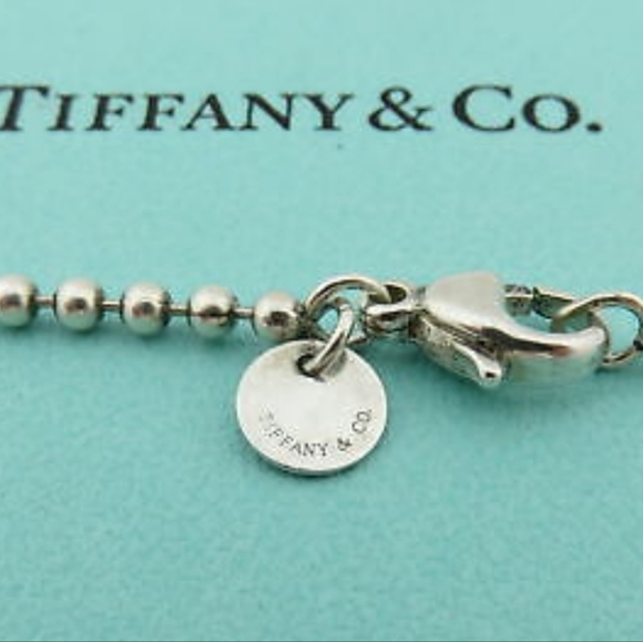 RARE! Tiffany's 925 Sterling Silver Heart ❤️ 16 inches - Picture 4 of 5